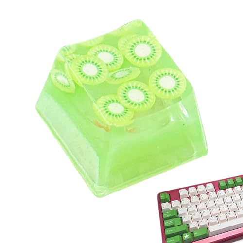 Tastatur-Tastenkappen-Set, Crystal Jelly-Tastenkappen - DIY Obst-Schlüsselkappen, dekoratives Computerzubehör,DIY Obst-Tastenkappen, Obst-Design, kreative Tastenkappen verbessern Ihr Tipperlebnis mit von Generisch