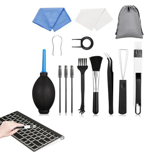 Tastaturreinigungskit-Multifunktionsbürstensatz für Laptop & PC | Computer-, Kamera-, Ohrhörer- und Telefonreinigungswerkzeug für Staub, Krümel, Ports und Tastatur -Wartungszubehör Tastaturreinigungskit-Multifunktionsbürstensatz für Laptop & PC | Computer-, Kamera-, Ohrhörer- und Telefonreinigungswerkzeug für Staub, Krümel, Ports und Tastatur -Wartungszubehör von Generisch