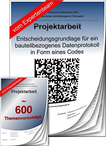 Technischer Betriebswirt Projektarbeit und Präsentation - IHK- Code+ von Generisch