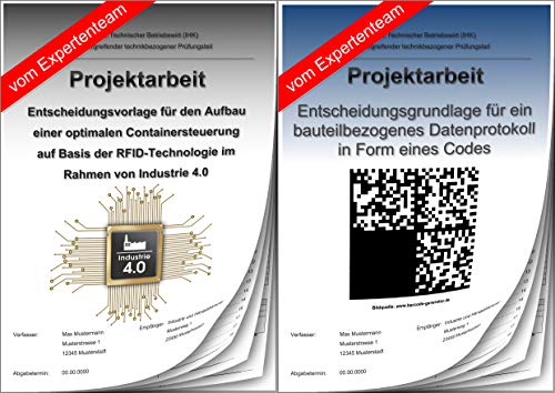 Technischer Betriebswirt Projektarbeit und Präsentation - IHK- Industrie 4.0 von Generisch