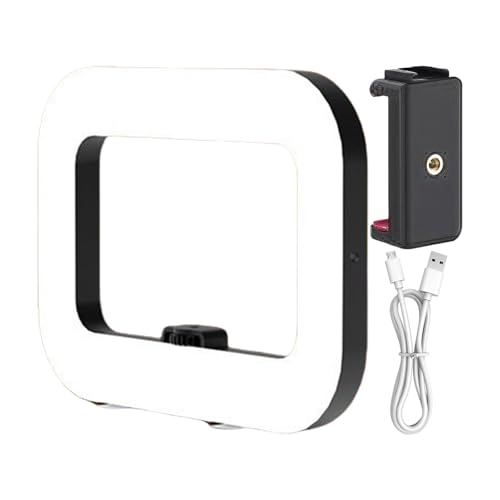 Telefon-Ringlicht – Selfie-Licht | Telefonhalterung mit Ringlicht | mit Stativständer | Hand-Stabilisator-Kamera-Fülllampe | Tragbares LED-Ring-Selfie-Licht mit hoher Helligkeit für Live-Streaming Telefon-Ringlicht – Selfie-Licht | Telefonhalterung mit Ringlicht | mit Stativständer | Hand-Stabilisator-Kamera-Fülllampe | Tragbares LED-Ring-Selfie-Licht mit hoher Helligkeit für Live-Streaming von Generisch