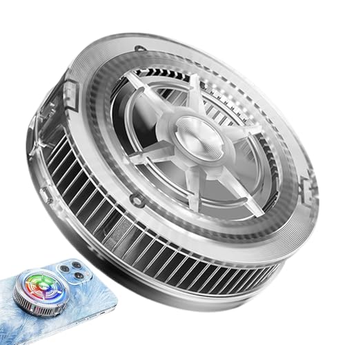 Telefonkühler - 6x6x1.9cm Magnetic Mobilfunkkühler | Tragbarer USB -Handy Kühler Ruhe RGB Halbleiterkühlung Für Telefone Tablette Teenager Erwachsene Spiele Liebhaber von Generisch