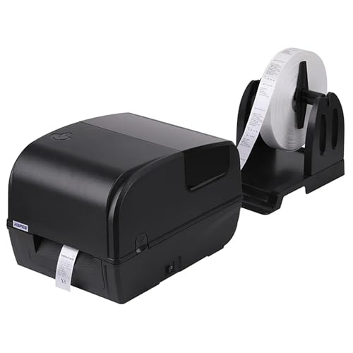 Thermotransfer-Etikettendrucker – 10,2 cm Waschmarkierer für Kleidungsetiketten – inklusive 4er-Pack Zubehör – Modell HS-2054TA Thermotransfer-Etikettendrucker – 10,2 cm Waschmarkierer für Kleidungsetiketten – inklusive 4er-Pack Zubehör – Modell HS-2054TA von Generisch