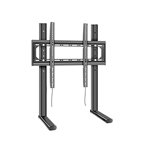 Tisch-TV-Ständer, Tisch-TV-Basis, höhenverstellbar, für 107,7 - 214,9 cm (42-85 Zoll) Flachbildschirm, Kordelzug-Schnallen-Verschluss von Generisch