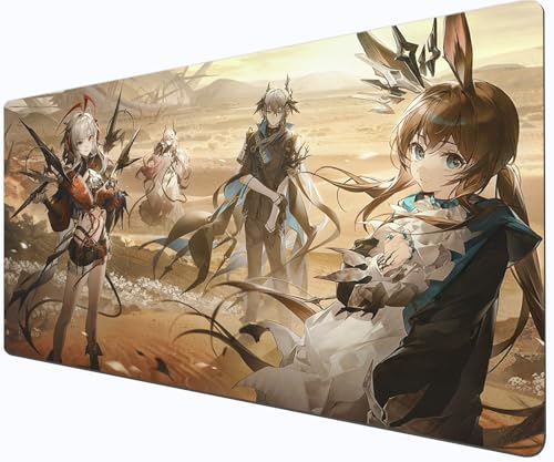 Tomorrow's Ark Gaming Mouse Pad, XXL Tastatur Pad (90 x 40 x 3 cm) Gaming und Anime Mouse Pad - rutschfeste Tastatur - Schlanker Rand - Tastaturzubehör für Heimcomputer (E) von Generisch