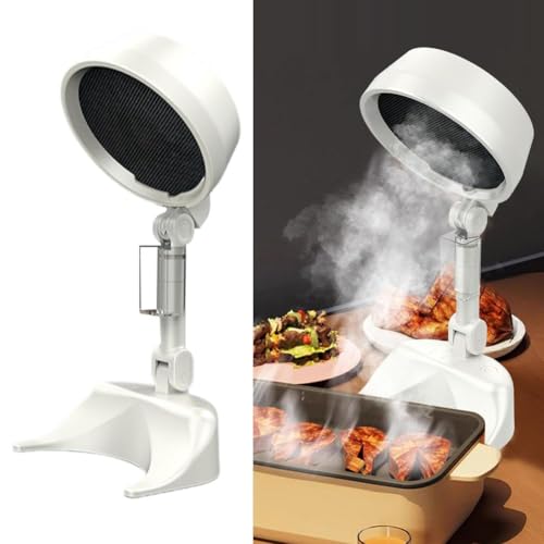 Tragbare Dunstabzugshaube für die Küche – faltbarer Desktop-Abluftventilator zum Kochen, Grillen, Hot Pot und RV-Küchen, abnehmbare Mini-Dunstabzugshaube von Generisch