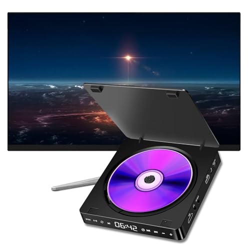 Tragbarer -Player | - -Player für TV | USB Flash Drive Player, Typ-C Slim Portable Player | Anti-Skip-Player, Multifunktionaler mit TV oder Projektor verbunden von Generisch