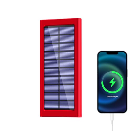 Tragbarer Solar-Akku, Solar-Ladegerät, Powerbank, Handy-Ladegerät, Sicherheitsfunktionen, einfach zu tragen, 14,2 x 6,7 x 1,6 cm, für Outdoor, Wandern, Reisen Tragbarer Solar-Akku, Solar-Ladegerät, Powerbank, Handy-Ladegerät, Sicherheitsfunktionen, einfach zu tragen, 14,2 x 6,7 x 1,6 cm, für Outdoor, Wandern, Reisen von Generisch