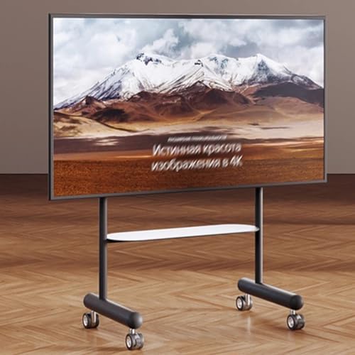 Tragbarer TV-Ständer auf Rädern, höhenverstellbarer Rollständer mit Kippfunktion für flexibles Betrachten zu Hause oder im Büro Tragbarer TV-Ständer auf Rädern, höhenverstellbarer Rollständer mit Kippfunktion für flexibles Betrachten zu Hause oder im Büro von Generisch