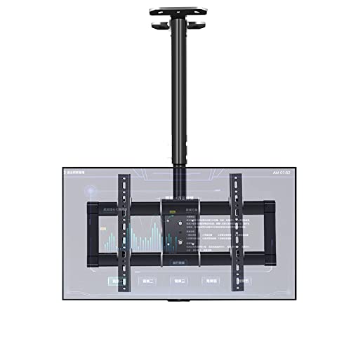 Tragbarer Universal-TV-Ständer, mobiler Trolley mit feststellbaren Rollen, verstellbar für 32-70-Zoll-Fernseher, Doppelregal-Design, 125 cm Höhe, stabiler TV-Tisch für Zuhause und Büro Tragbarer Universal-TV-Ständer, mobiler Trolley mit feststellbaren Rollen, verstellbar für 32-70-Zoll-Fernseher, Doppelregal-Design, 125 cm Höhe, stabiler TV-Tisch für Zuhause und Büro von Generisch