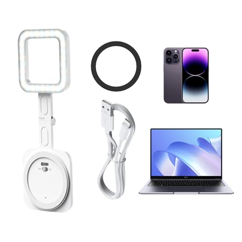 Tragbares Selfie-Licht,Selfie Lampe mit magnetischem Design | Aufladbares magnetisches Dreißig-LED-Licht mit Dimmfunktion für Fotos und Livestreams von Generisch