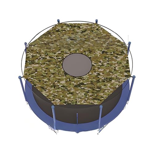 Trampoline Shade Cover, Trampoline Shades Covers for 6ft-16ft Outdoor, Waterproof Sun Protection Canopy, Replacement Part, for Playground Garden Kids Summer Activities von Generisch