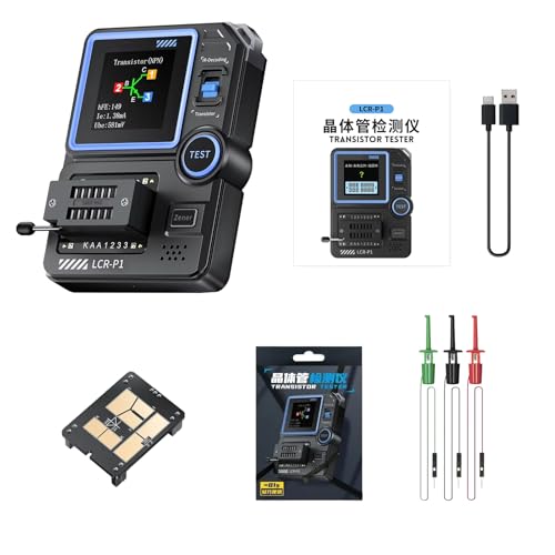 Transistor -Tester, MOSFET -Transistorkondensator, SMD -Elektronikkomponenten -Tester, Infrarot -Decodierung, Dioden -Triode -Tester für -MOSFET -Tests Transistor -Tester, MOSFET -Transistorkondensator, SMD -Elektronikkomponenten -Tester, Infrarot -Decodierung, Dioden -Triode -Tester für -MOSFET -Tests von Generisch