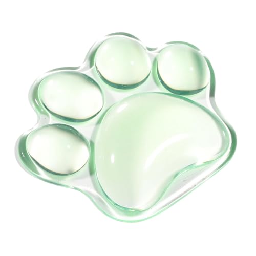 Transparente Handgelenkauflage | Katzenpfotenform zur Linderung von Beschwerden bei Mäusen, Handgelenkstütze, weiche Handgelenkauflage, Spiel-Handgelenkstütze für Zuhause, Schule von Generisch