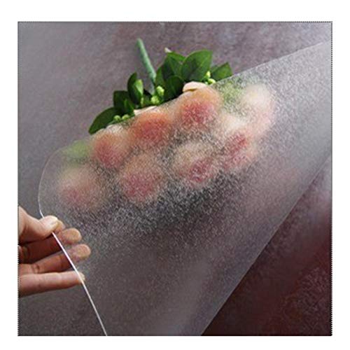 Transparente Tischschutzmatte, 1,5 mm, 2 mm, 3 mm dick, wasserdicht, Kunststoff, hitzebeständig, transparent, rechteckig, Größe: 80 x 80 cm, Dicke: 3 mm Transparente Tischschutzmatte, 1,5 mm, 2 mm, 3 mm dick, wasserdicht, Kunststoff, hitzebeständig, transparent, rechteckig, Größe: 80 x 80 cm, Dicke: 3 mm von Generisch