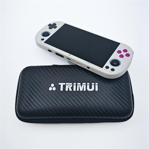 Trimui Smart Pro Pocket Game Console Carrying Case Black Hard Travel Organizer Game Console Carrying Case Games Controller und Game Console Storage Pack von Generisch