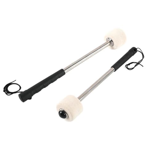 Trommelstock - 2 Stück Drum Stick Mit Verstellbarem Griff | Rutschfest Pauken Tromelstock | Kontrabass Schlägel Für Kinder & Erwachsene Schule Orchester Musikunterricht Trommelstock - 2 Stück Drum Stick Mit Verstellbarem Griff | Rutschfest Pauken Tromelstock | Kontrabass Schlägel Für Kinder & Erwachsene Schule Orchester Musikunterricht von Generisch