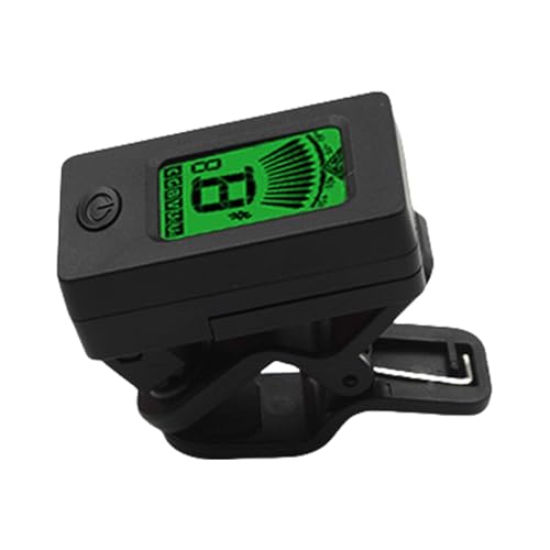 -Tuner für Ukulele, Violin-Tuner - Digitaler elektronischer Tuner mit LCD-Display | Stimmgerät für Saiteninstrumente, schnelles und genaues Stimmen für akustische E-Bass-Ukulele von Generisch