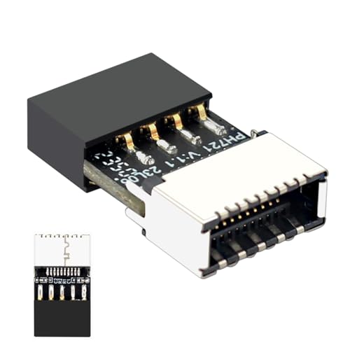 USB 2.0 Header 9pin 2 Stück USB Motherboard Header Erweiterung,Motherboard-Header Auf Typ-E,9-poliger Anschluss USB 2.0-Chassis-Motherboard,Typ-C-Buchse,Hochgeschwindigkeits-Konverter-Anschluss USB 2.0 Header 9pin 2 Stück USB Motherboard Header Erweiterung,Motherboard-Header Auf Typ-E,9-poliger Anschluss USB 2.0-Chassis-Motherboard,Typ-C-Buchse,Hochgeschwindigkeits-Konverter-Anschluss von Generisch