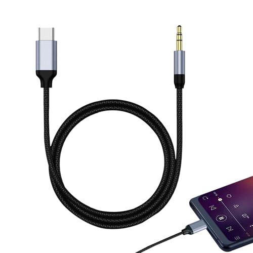 USB C To Aux Cable - Tangle- Audio Wire, Type-c Stereo Cord | 3.5mm Headphone Jack Adapter For Car Speakers, Home Audio System, Aux Cable For Phone Earbuds Music Playback Connection Sound Transfer USB C To Aux Cable - Tangle- Audio Wire, Type-c Stereo Cord | 3.5mm Headphone Jack Adapter For Car Speakers, Home Audio System, Aux Cable For Phone Earbuds Music Playback Connection Sound Transfer von Generisch