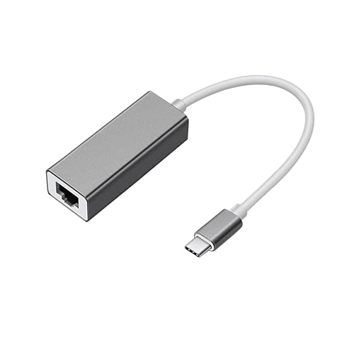 USB-C to Ethernet RJ45 Adapter Hub LAN Kabel Mac Win 100/1000 Mbits von Generisch