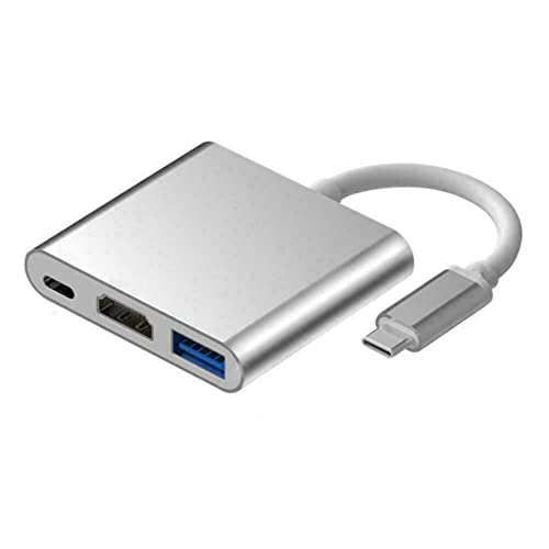 USB Typ-C Hub to HDMI 4K TV +USB 3.0 +Charging Adapter Kabel for Laptops Smartphones USB Typ-C Hub to HDMI 4K TV +USB 3.0 +Charging Adapter Kabel for Laptops Smartphones von Generisch