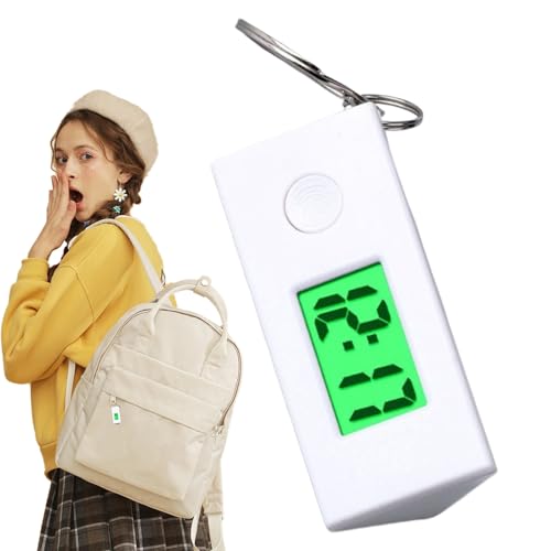 Uhr Schlüsselanhänger,Digitale Armbanduhr Tragbarer Schlüsselring | Elektronische Sportuhr Für Schule Jugendliche Erwachsene Mädchen Unisex von Generisch