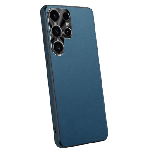 Ultradünne Hülle Für Samsung Galaxy S25/S25 Plus/S25 Ultra, Metallkamera-Vollschutz-Lederhülle Unterstützt Kabelloses Laden,S25,Blue Ultradünne Hülle Für Samsung Galaxy S25/S25 Plus/S25 Ultra, Metallkamera-Vollschutz-Lederhülle Unterstützt Kabelloses Laden,S25,Blue von Generisch