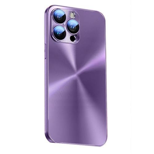 Ultradünne Hülle Für iPhone 16/16 Pro/16 Plus/16 Pro Max, Vollständiger Kameraschutz, Galvanisierte, Modische Stoßschutzhülle,16pro,Purple von Generisch