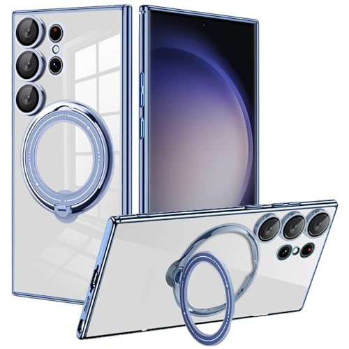 Ultradünne Hülle für Samsung Galaxy S25/S25 Plus/S25 Ultra, Rotations-Kickstand-Hülle, Kamera-Stoßschutz, magnetische Abdeckung Ultradünne Hülle für Samsung Galaxy S25/S25 Plus/S25 Ultra, Rotations-Kickstand-Hülle, Kamera-Stoßschutz, magnetische Abdeckung von Generisch