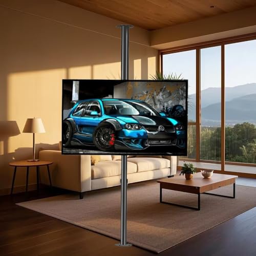 Um 360 Grad drehbarer TV-Ständer – verstellbare Neigungshalterung für hängende oder Trennwand-Installation, universelle Passform für die meisten Fernseher Um 360 Grad drehbarer TV-Ständer – verstellbare Neigungshalterung für hängende oder Trennwand-Installation, universelle Passform für die meisten Fernseher von Generisch