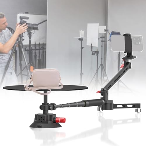 Um 360° drehbarer Plattenspieler mit höhenverstellbaren Stangen und vielseitiger Basis für professionelle Produktfotografie, Unboxing-Videos und Zeitlupenaufnahmen Um 360° drehbarer Plattenspieler mit höhenverstellbaren Stangen und vielseitiger Basis für professionelle Produktfotografie, Unboxing-Videos und Zeitlupenaufnahmen von Generisch