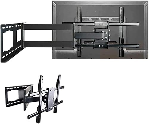 Universal-TV-Ständerhalterung für 109,9 cm (43 - 75 Zoll) LED-Fernseher, strapazierfähig, 70 kg Tragkraft, VESA-kompatibel, 600 x 400 mm, höhenverstellbar, multifunktionale TV-Halterung von Generisch