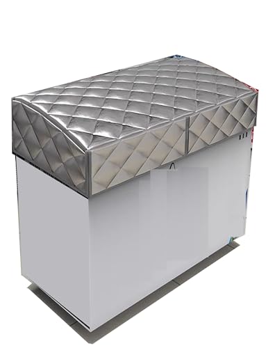 Universelle Kühlschrankabdeckung – Isolierdecke for Gefrier- und Kühlräume, wasserdicht und Sonnenschutz, vollständig umschließend(200x100cm/78.7x39.4in) von Generisch
