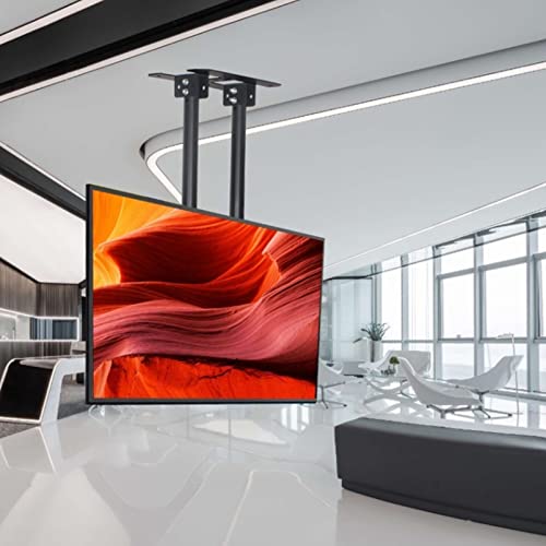 Universeller mobiler TV-Ständer mit Rollwagen, robuste tragbare Halterung für 76,2 cm - 203,2 cm (30 - 80 Zoll) Flachbildfernseher, ideal für Büro, Schlafzimmer, Wohnzimmer von Generisch