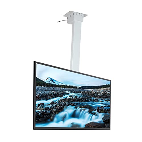 Universeller mobiler TV-Ständer mit feststellbaren Rädern, höhenverstellbarer Rollwagen für 55-120 Zoll Fernseher, Boden-TV-Ständer mit Halterung, perfekt für Zuhause und Büro von Generisch