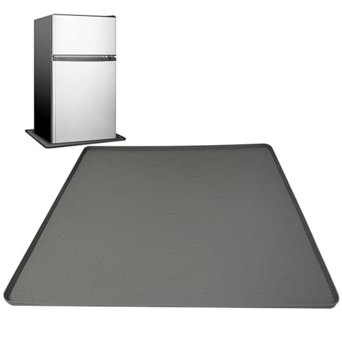 Unterkühlschrank-Fußmatten – Kühlschrank-Bodenpolster, auslaufsichere -Kühlschrank-Tropfschalen | Silikon-Bodenschutz, multifunktionale, langlebige Matten für Waschmaschine, Trockner, Unterkühlschrank-Fußmatten – Kühlschrank-Bodenpolster, auslaufsichere -Kühlschrank-Tropfschalen | Silikon-Bodenschutz, multifunktionale, langlebige Matten für Waschmaschine, Trockner, von Generisch