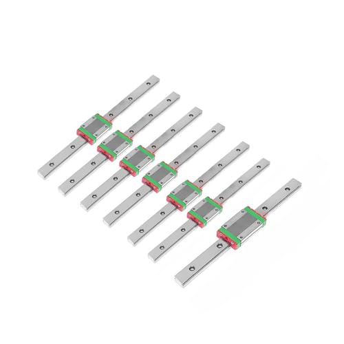 V2.4 R2 3D-Drucker 6 STÜCKE 1 STÜCKE Linear RailDIY Schienensatz 250/300/350 mm Bauen Sie linear, kompatibel mit 2.4 R2(Silver,R2 350mm Build) von Generisch