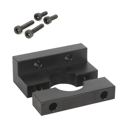 V6 Hotend Festen Block Hot End Extruder Halter Montage Halterung for 3D Drucker Teile(Black) von Generisch
