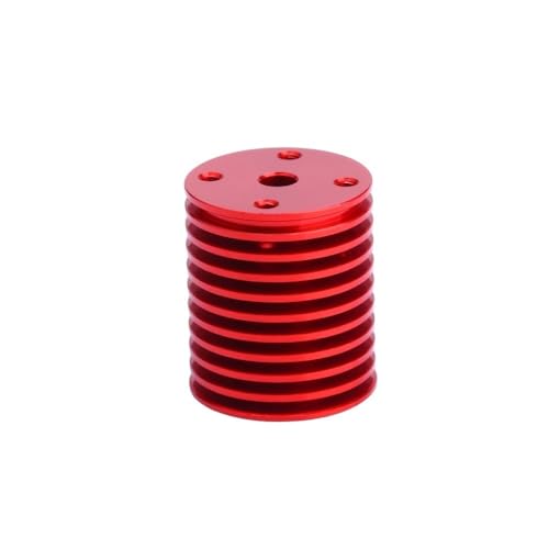 V6DM Kühlkörper Kompatibel Mit V6 Heatbreak Gewinde M7x1mm V6 Wärme Block for 3D Drucker CHC Kit CHC Pro(Red) von Generisch