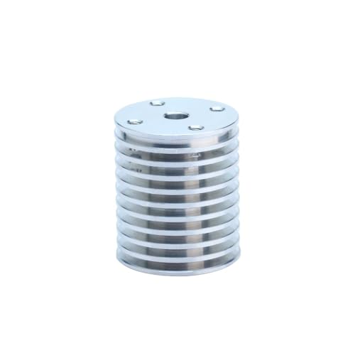 V6DM Kühlkörper Kompatibel Mit V6 Heatbreak Gewinde M7x1mm V6 Wärme Block for 3D Drucker CHC Kit CHC Pro(Silver) von Generisch