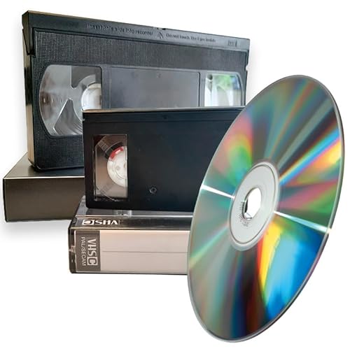 VHS Videokassetten digitalisieren auf DVD (bis 240 Minuten) von Generisch