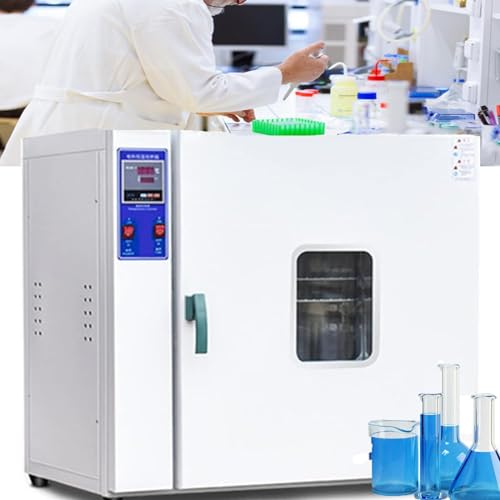 Vakuum-Trockenofen mit Vakuummeter und digitalem Controller, 500W Labortrocknungs- und Heizofen für Temperatur 50-300°C Vakuum-Trockenofen mit Vakuummeter und digitalem Controller, 500W Labortrocknungs- und Heizofen für Temperatur 50-300°C von Generisch