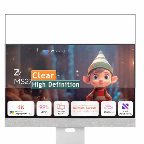 Vaxson 3 Stück Schutzfolie kompatibel mit ASUS ZenScreen Smart Monitor MS27UC00 27" Monitor, Display folie folien Displayschutzfolie （ nicht Panzer Schutz Glas folie SchutzGlas nicht PanzerGlas ） von Generisch