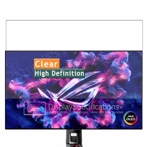 Vaxson 3 Stück Schutzfolie kompatibel mit Asus ROG Swift OLED PG32UCDP 31.5" Monitor, Display folie folien Displayschutzfolie （ nicht Panzer Schutz Glas folie SchutzGlas nicht PanzerGlas ） von Generisch