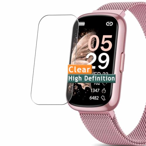Vaxson 3 Stück Schutzfolie kompatibel mit Sanorum D26 CS5 1.47" smart watch smartwatch, Display folie folien Displayschutzfolie （ nicht Panzer Schutz Glas folie SchutzGlas nicht PanzerGlas ） von Generisch