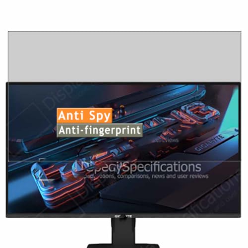 Vaxson Anti Spy Schutzfolie, kompatibel mit Gigabyte GS25F2 24.5" Monitor, Display folie Displayschutzfolie （ nicht Panzer Schutz Glas folie SchutzGlas nicht PanzerGlas ） von Generisch