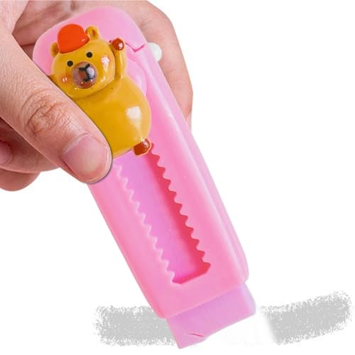 Verschiebbare, einziehbare Radiergummis, verschiebbarer Radiergummi-Niedlicher Capybara Schiebe-Push-Pull-Bleistift-Radiergummi,Push-Pull-Weichgummi zum Zeichnen und Malen, verschiebbare, einziehbar Verschiebbare, einziehbare Radiergummis, verschiebbarer Radiergummi-Niedlicher Capybara Schiebe-Push-Pull-Bleistift-Radiergummi,Push-Pull-Weichgummi zum Zeichnen und Malen, verschiebbare, einziehbar von Generisch