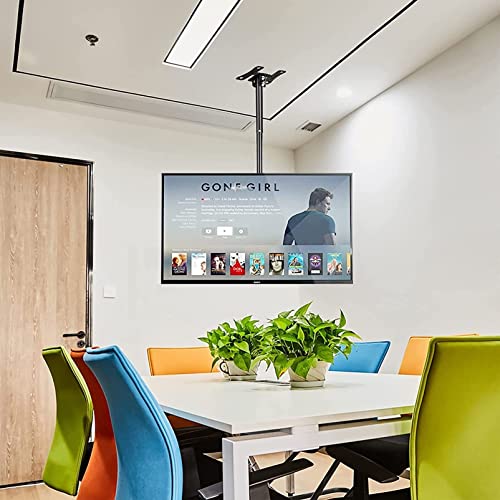 Verstellbare TV-Deckenhalterung, neigbar und drehbar für 50,8 - 81,3 cm (20 - 32 Zoll) Fernseher, maximales Gewicht 27,2 kg, Teleskop-Design von Generisch