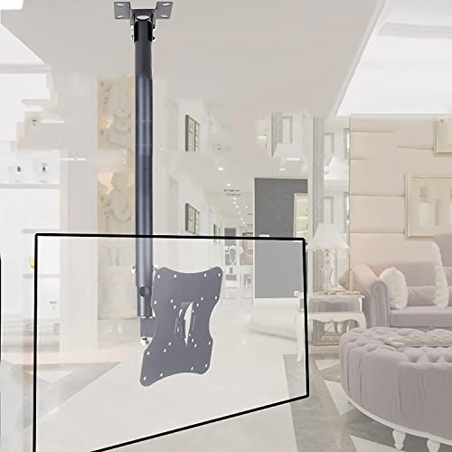 Verstellbare TV-Deckenhalterung, schwenkbar und neigbar, für 30,5 - 81,3 cm große Fernseher, 45 kg Kapazität, perfekt für Zuhause und Büro, 4 m höhenverstellbares Design Verstellbare TV-Deckenhalterung, schwenkbar und neigbar, für 30,5 - 81,3 cm große Fernseher, 45 kg Kapazität, perfekt für Zuhause und Büro, 4 m höhenverstellbares Design von Generisch